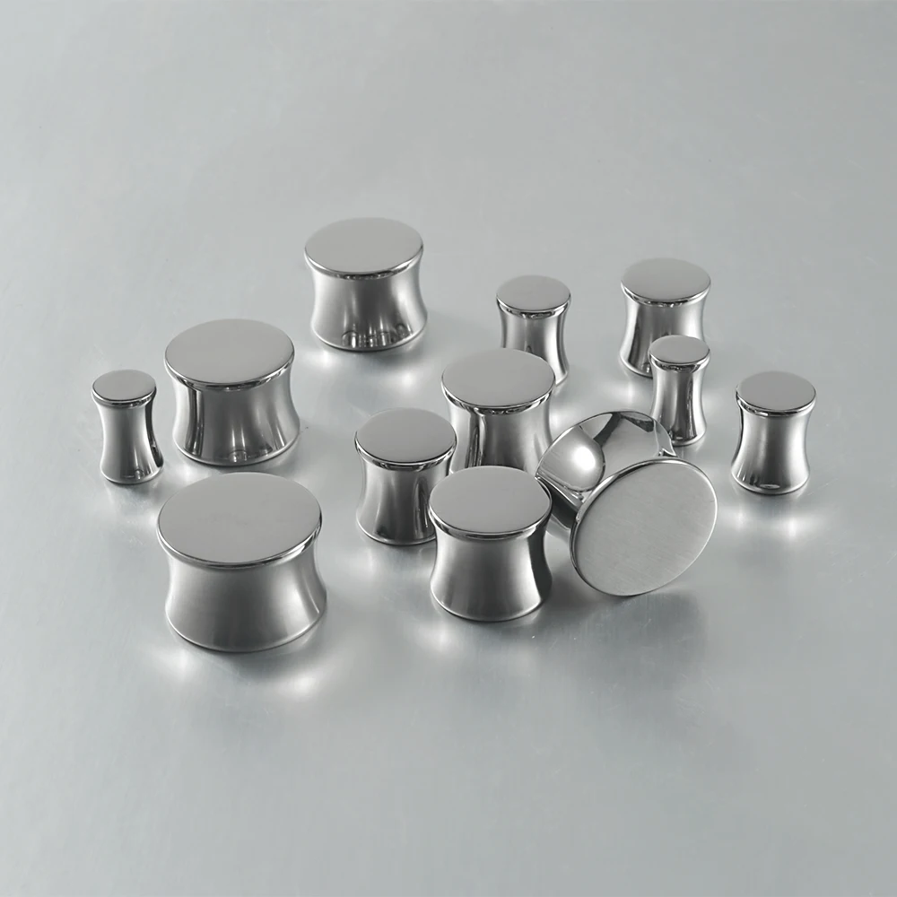 1pc Titanium Double Flare Ear Plugs Stretching Earring Gauges Expander Piercing Body Jewelry 6mm-16mm