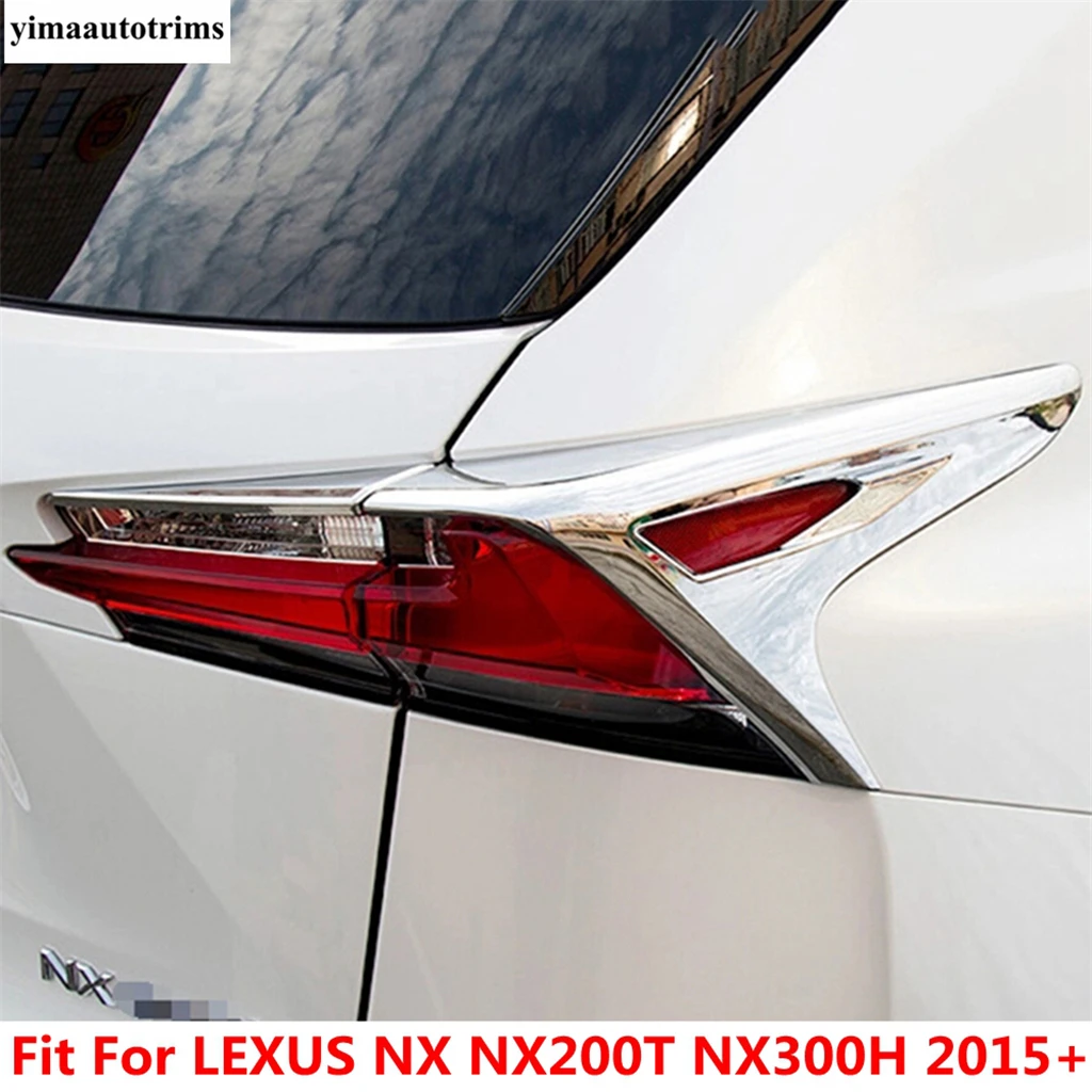 

Rear Tail Trunk Head Light Lamp Frame Eyebrow Decoration Cover Trim Exterior Accessories For LEXUS NX NX200T NX300H 2015 - 2019