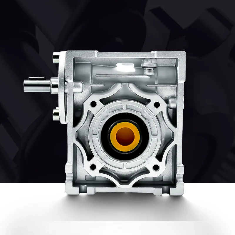 Imagem -03 - Worm Gear Box Redutor Redução Manual 11 Milímetros Eixo de Entrada e 18 Milímetros Output Shaft 0.25kw Motor Polia Nrv040