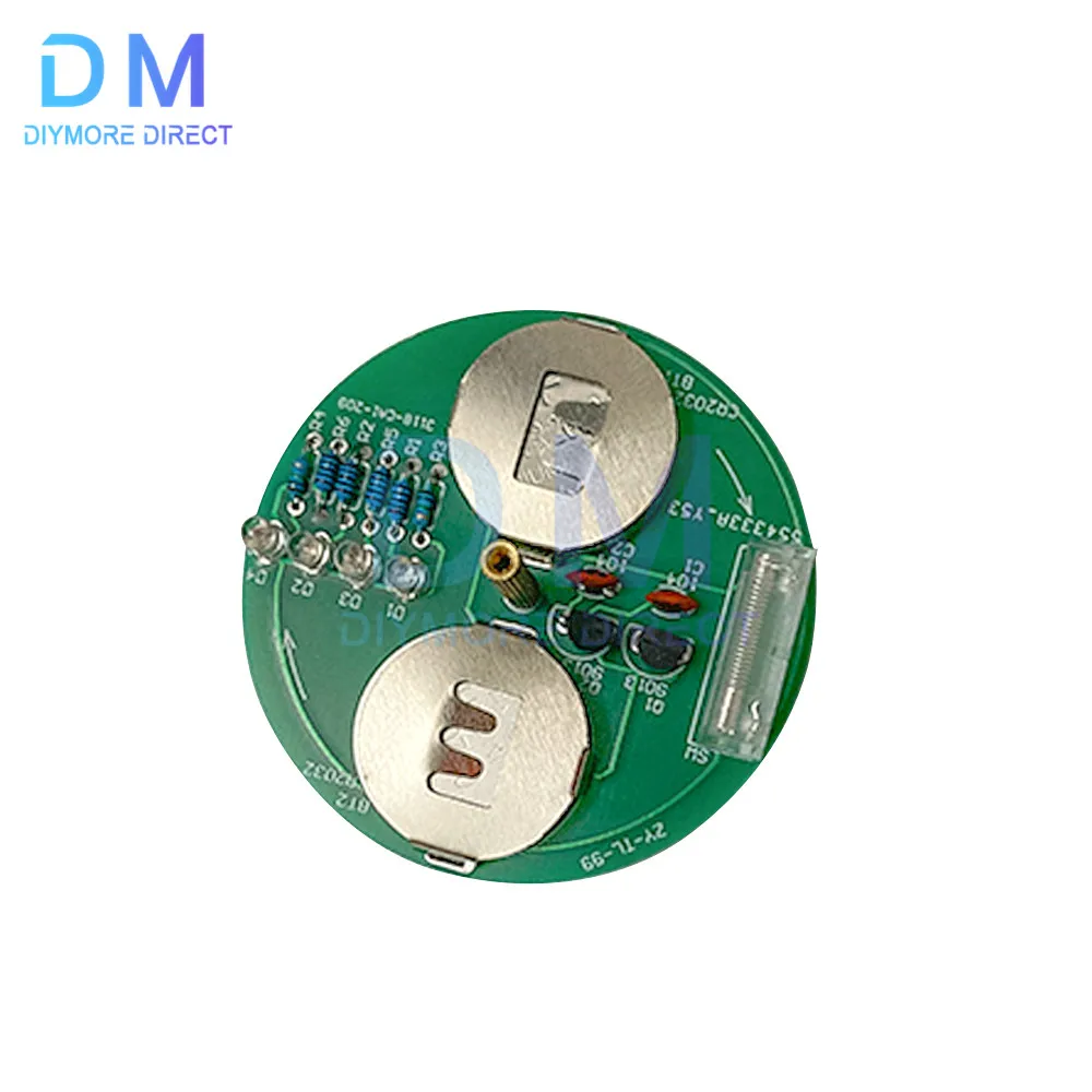 Colorful Control Rotating LED Light kit Electronic Manufacturing diy kit Spare Parts Student Laboratory