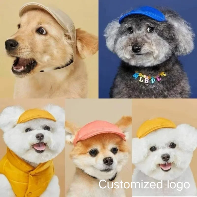 

Dog accessories Dog Hat Baseball Cap Teddy/French Bulldog Corgi Helmet Golden Retriever Sun Protection Peaked Cap Couple Hat