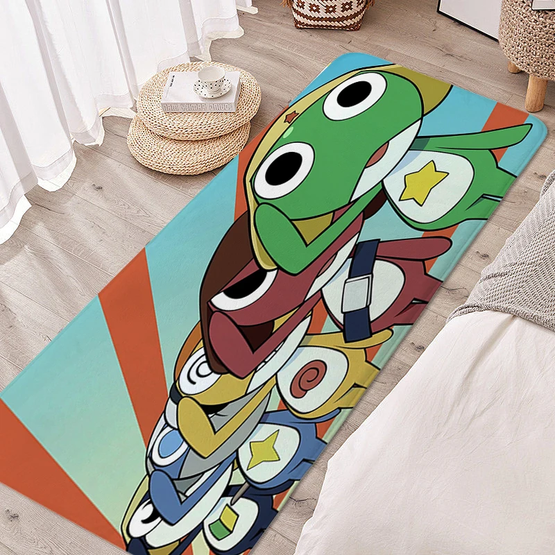 Rug for Bedroom Keroro Doormat Entrance Door Bathroom Foot Mat Non-slip Corridor Kitchen Carpet Slip-resistant Home Decor Items