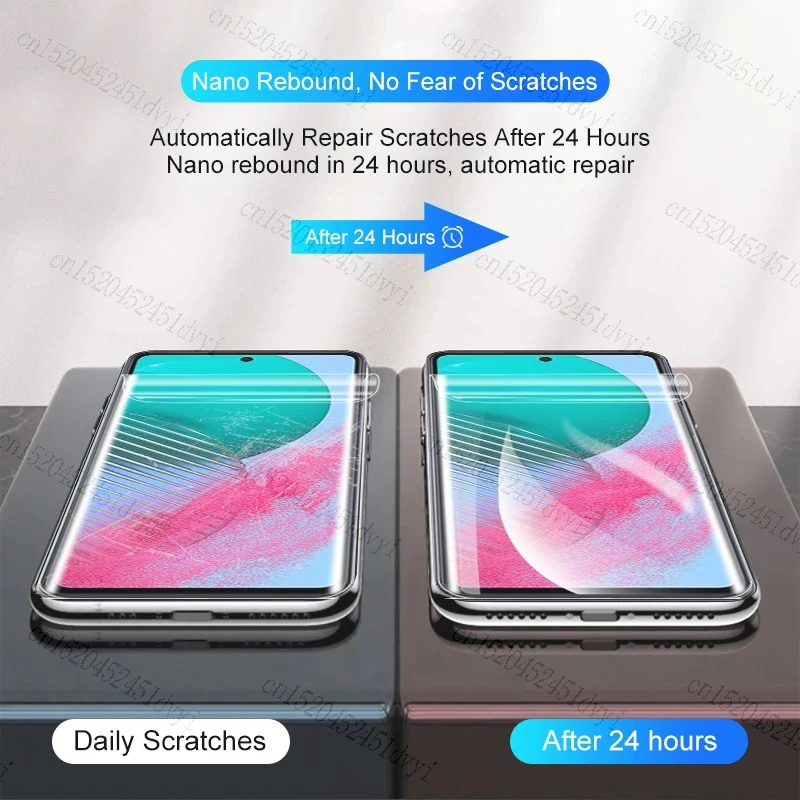 هيدروجيل واقي شاشة فيلم لفيفو ، Y78m ، V29 ، برو T2 ، Y17S ، IQOO ، Z8X ، Z8 ، Z7 ، برو X90S ، S17 ، برو S17t ، Y35m ، V29 ، لايت ، T2X ، 3 قطعة