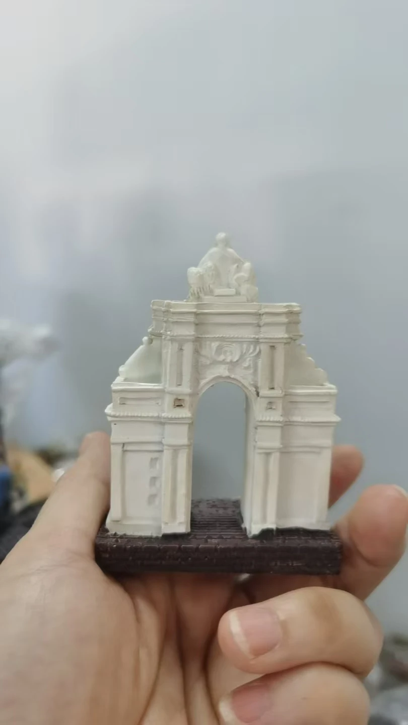 Resin figure mental psychological sand table game box court therapy  building  arco da rua augusta-lisboa lisboa