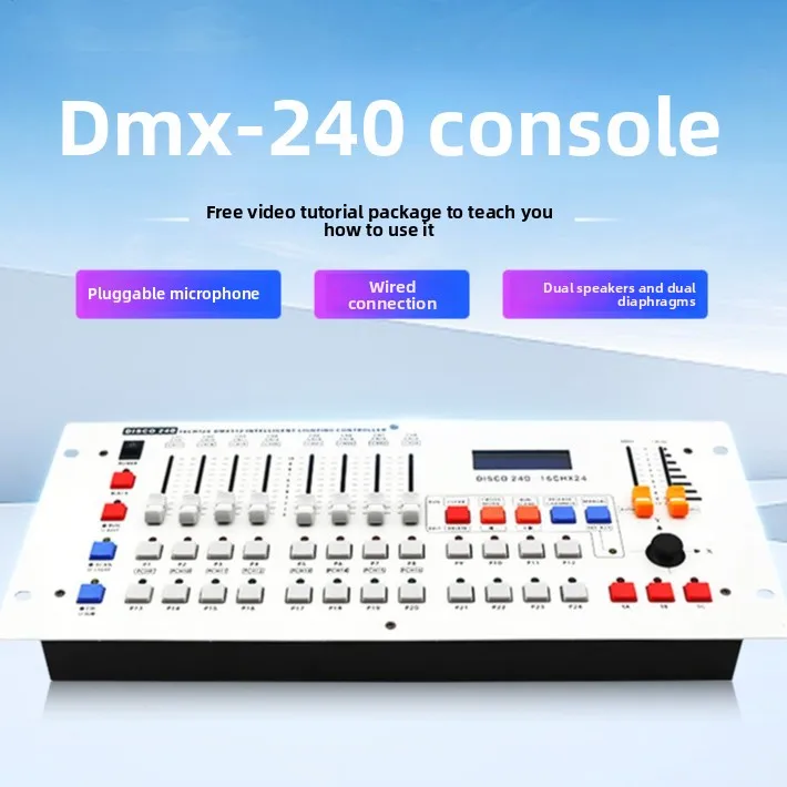 

Quiet Stage Lights 240 Console Wedding Bar Show Light Show dx m 512 Controller par beam of light