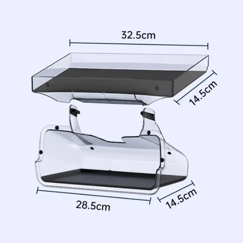 For Tesla Under The Central Control Screen Organizer Tray For Model 3/ Y Dashboard Storage Box For Model 3/ Y Tissue Holder