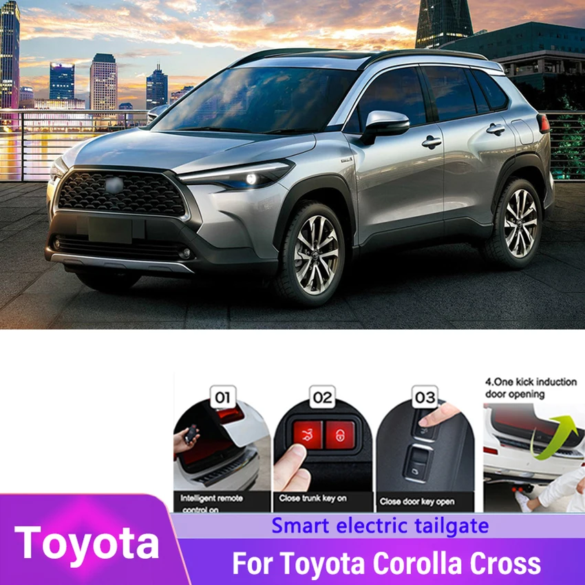 

Car Electric Tailgate For Toyota Corolla Cross 2022 2023 Smart Tail Box Door Power Operated Trunk Decoration Refitted Upgrade