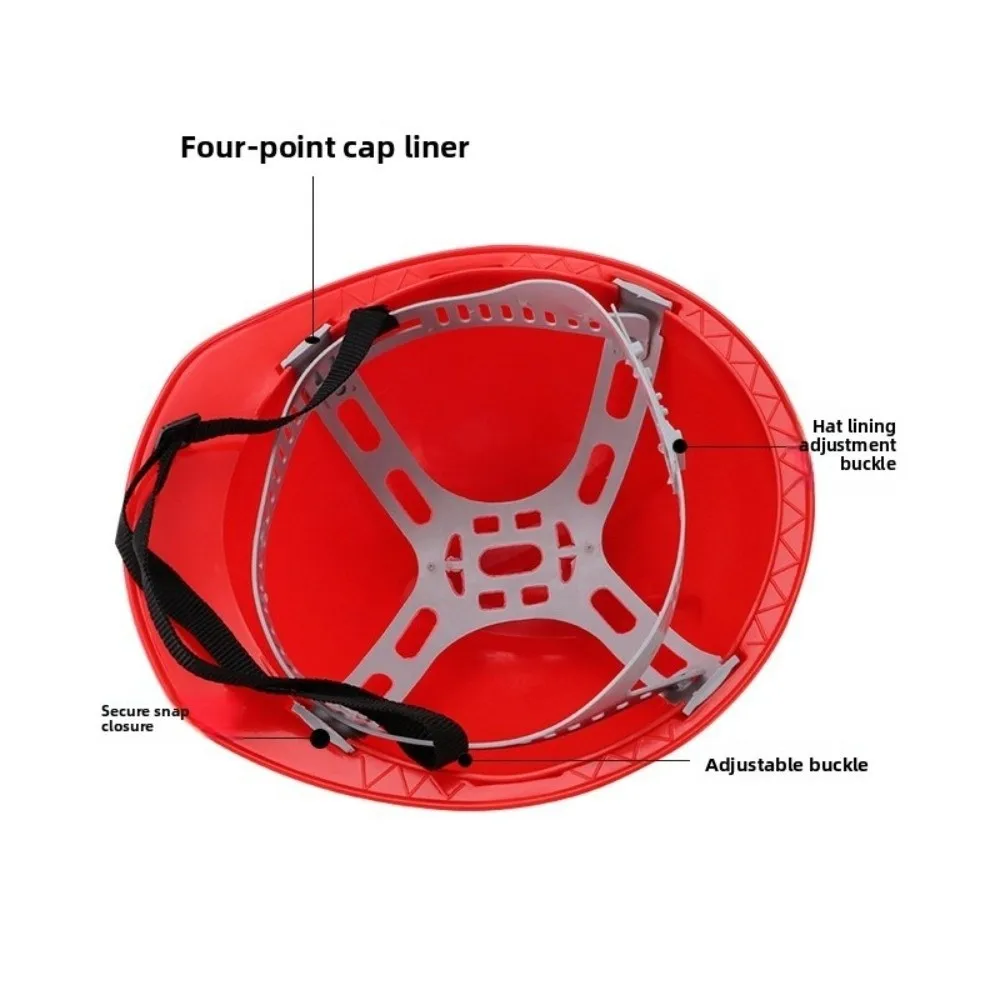 Heavy Duty Hard Hat‌ Anti Smash Protective Construction Labor Protection Shock Absorbing Cushioned Safety Helmet