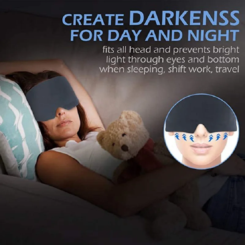 Full Surround Sleep Eye Mask Blindfold Eye Cover Patch portatile Travel Eyepatch Rest Eye Cover Sleeping Mask Night Eyeshade