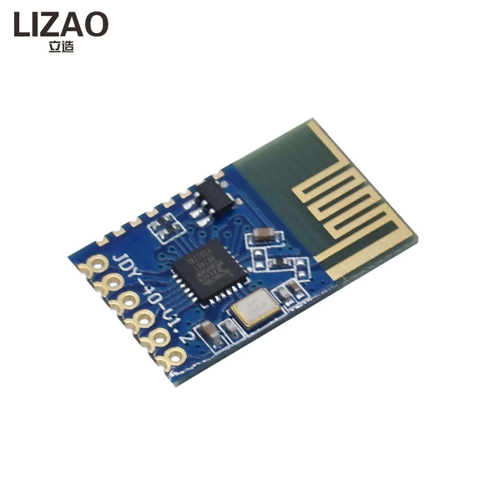 LIZAO BK2461 Wireless Serial Port Module JDY-40-V1.2, UART/IO Control/Remote Switch for IoT Projects