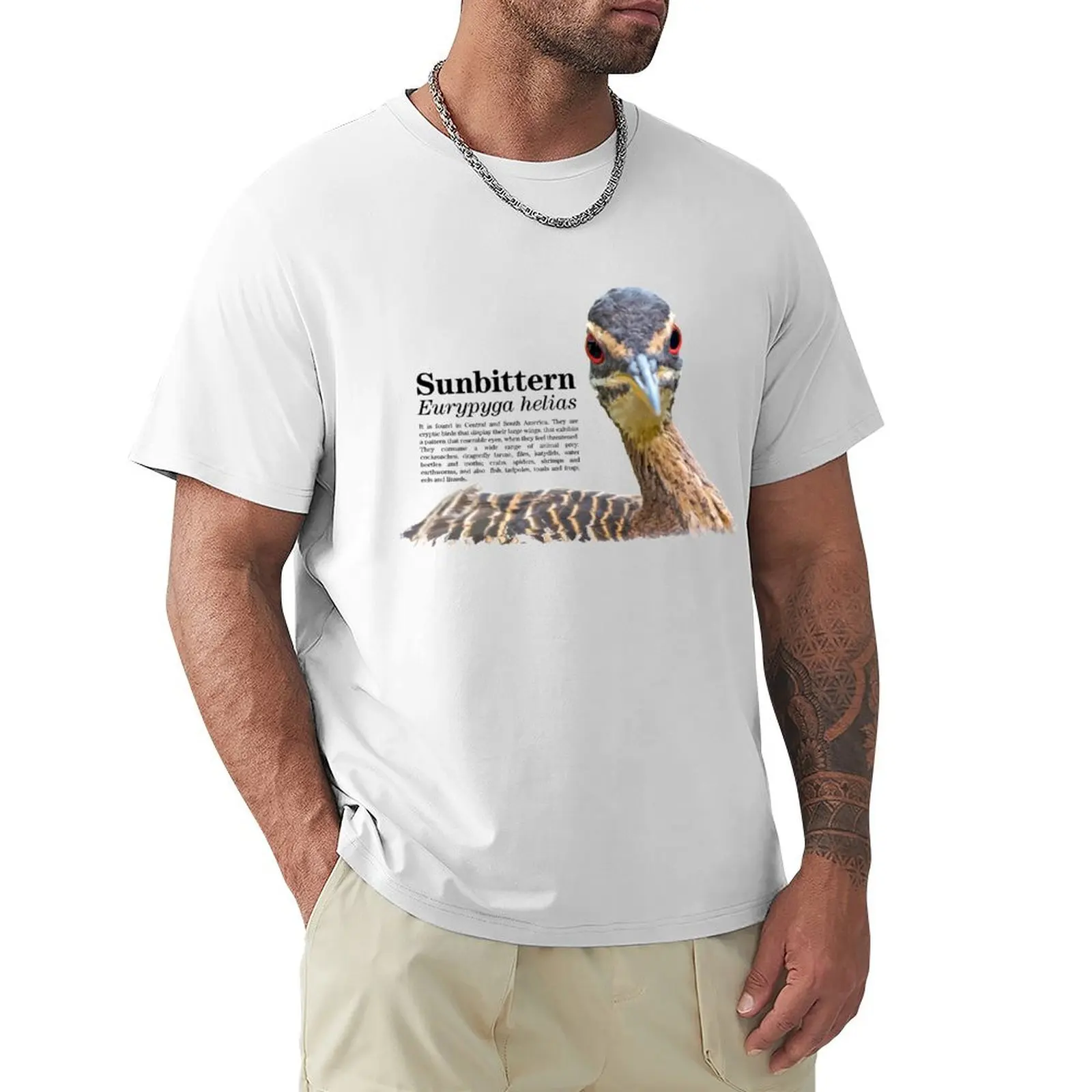 Sunbittern bird near the lagoon T-Shirt plus sizes oversized plus size tops summer top men workout shirt