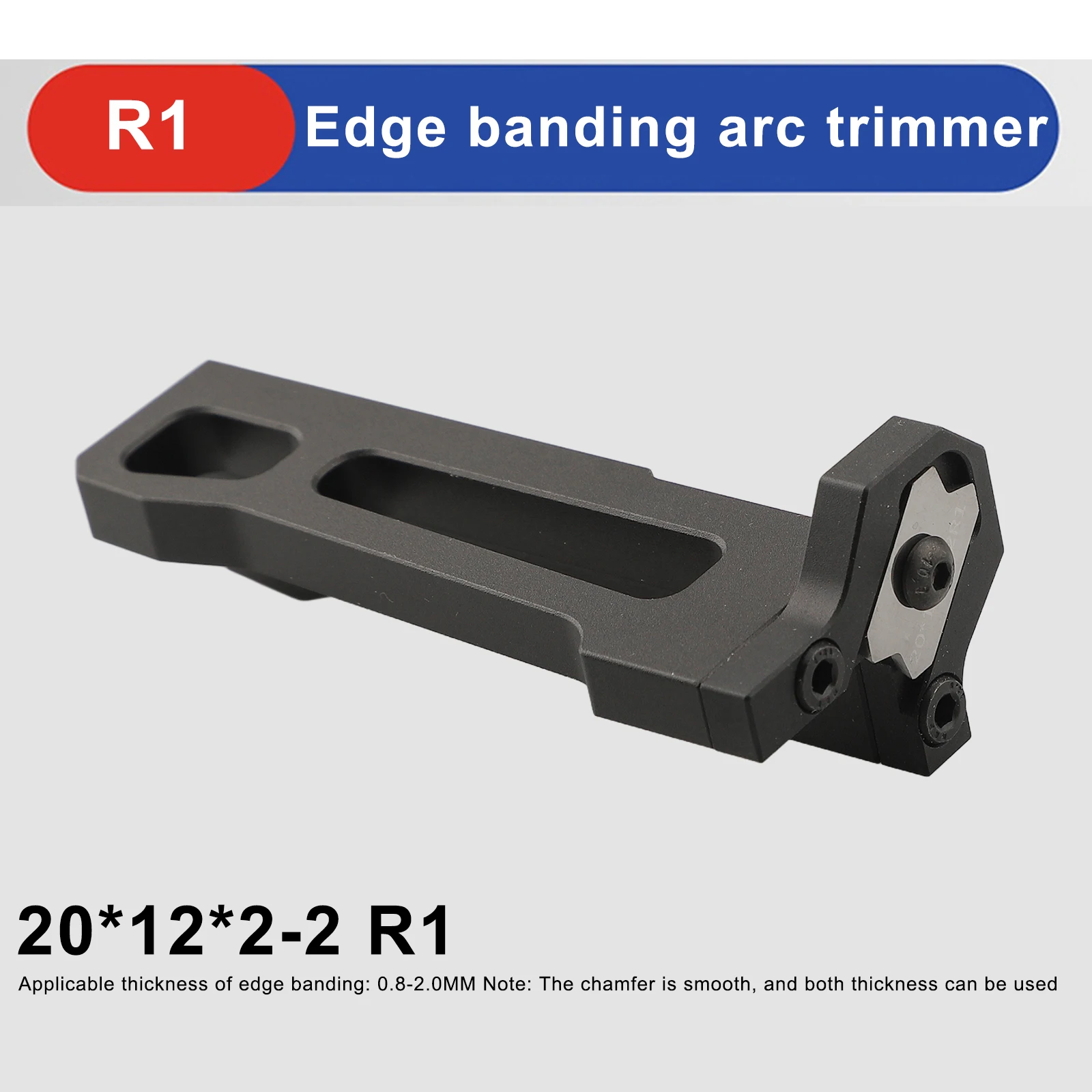 Deburring Tool Blade Edge Corner Planer Edge Banding Blade Corner Deburring Edge Banding Body Aluminum Alloy Carbide Blade