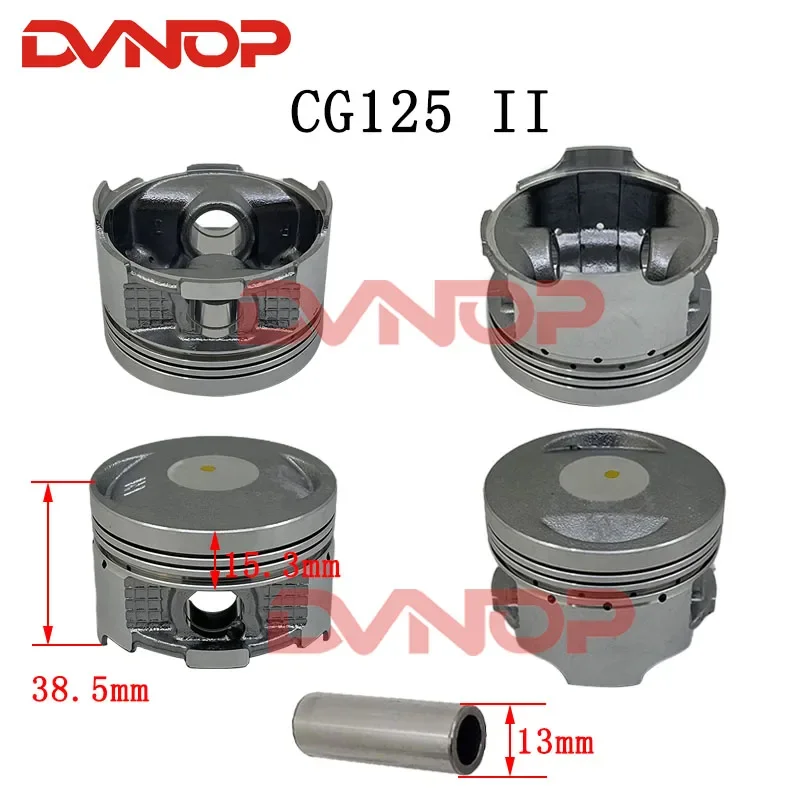 56.5mm Piston 13mm 15mm Pin Assembly Kit for Honda CG125 CB125 CT125 SL125 TL125 CL125 Lifan Zongshen 125 156FMI 157FMI