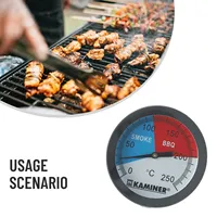 1pc BBQ Grill Thermometer Stainless Steels Probe BBQ Grill Thermometer Instruments Mini Thermometers Gauge Kitchen Parts