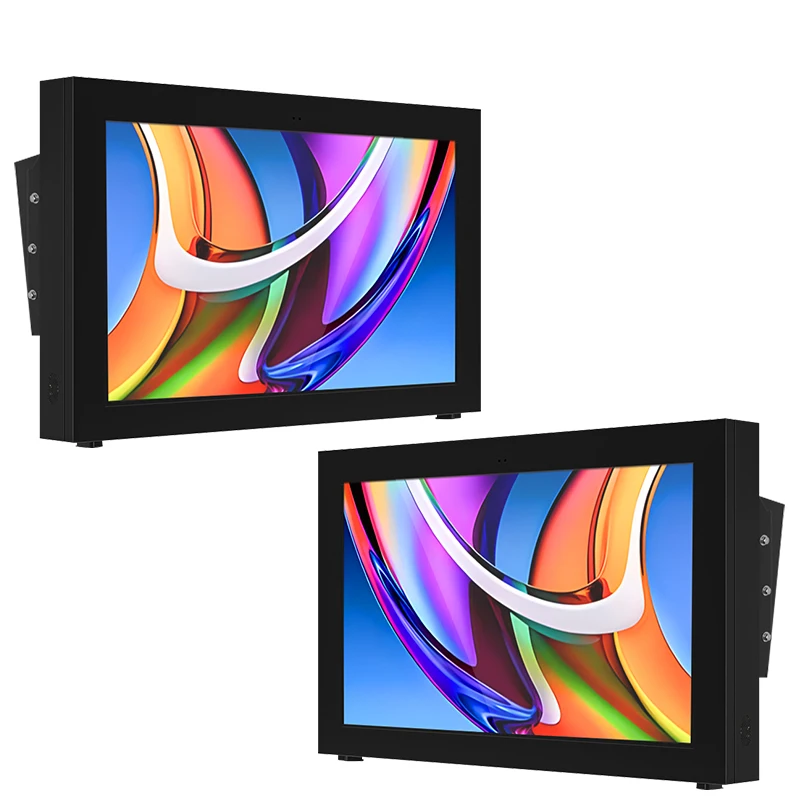 Wall Mounted 32-Inch 2500nits High Brightness 1080P FHD LCD Monitor AR Glass Outdoor IP65 LCD Display
