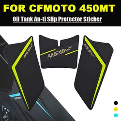 Motorcycle Anti Slip Fuel Oil Tank Pad Side Knee Grip Decal Decorative Protector Sticker Pads For CFMOTO 450MT 450 MT 2024