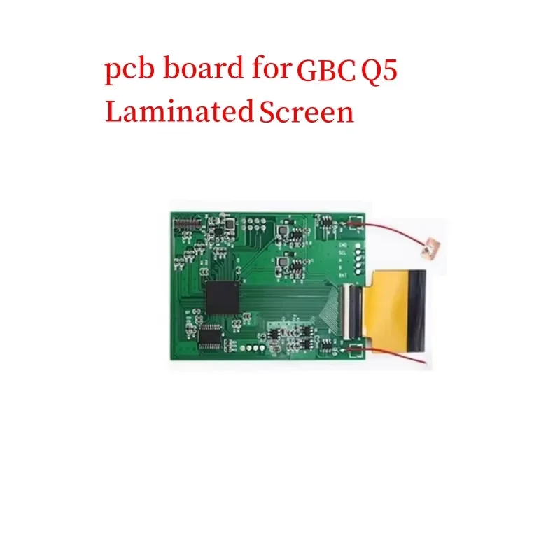 

1X сменная плата PCB Hispeedido, подходящая для Q5, с ламинированным OSD-меню, ретро-пиксельным IPS-экраном для GBC