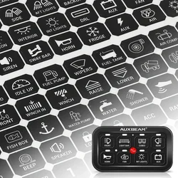 AUXBEAM Switch Panel Accessories 120/160Pcs Stickers for AR-800 AR-820 RC-800 AC-800 BA80 BB80 RB80 DIY Switch Panel Label Decal