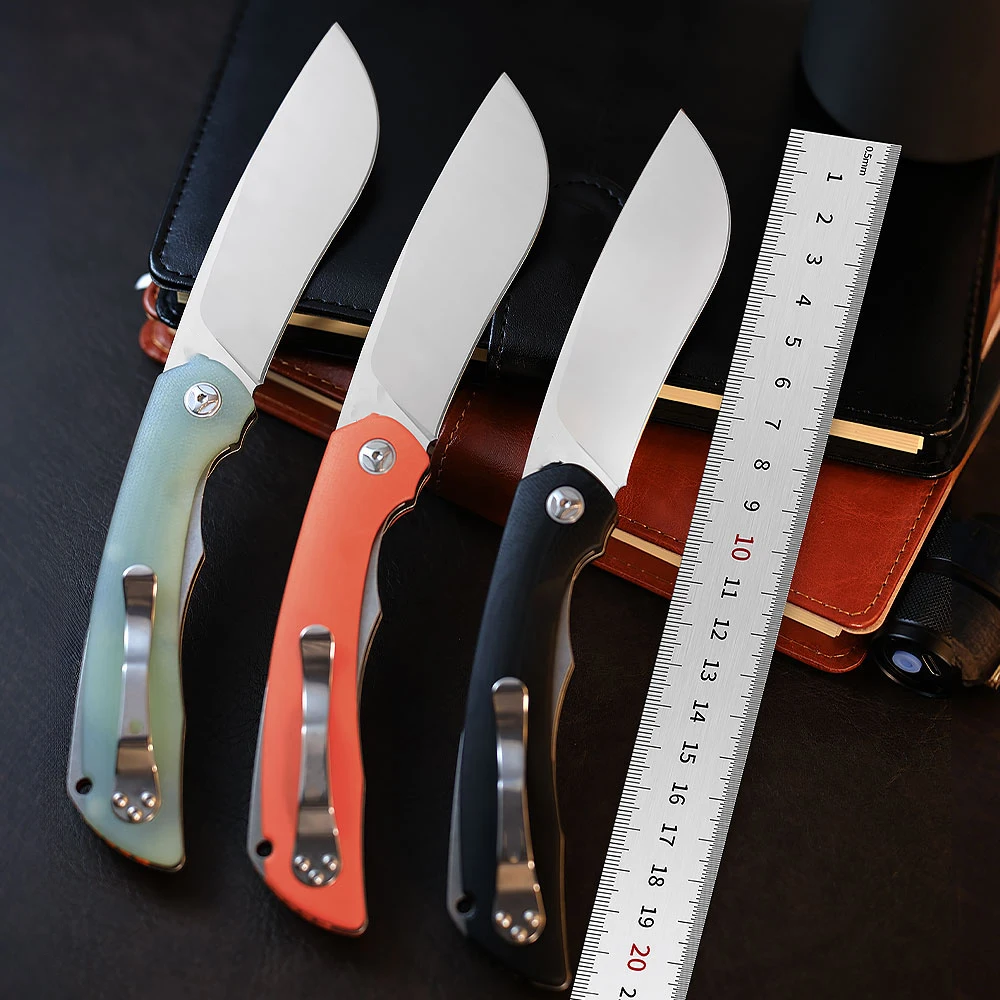 

C239 D2 steel sharp folding knife G10 handle high hardness fruit knife