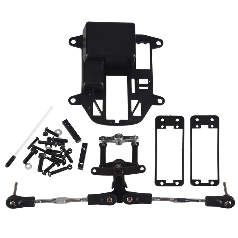 Excellent-Aluminum Symmetrical Trun Symmetric Steering Kit Fit For 1/5 HPI ROVAN KM BAJA 5B 5T 5SC King Motor