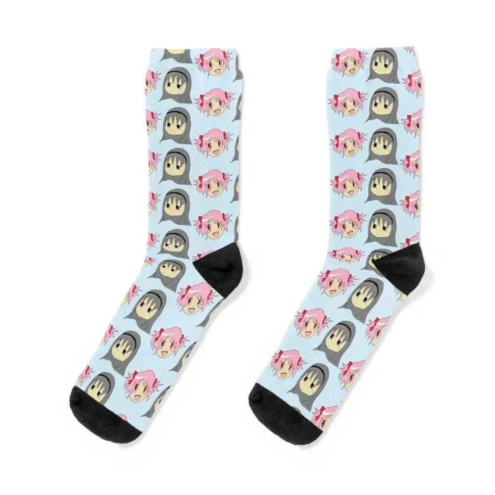 

hameru madoka homumado madoka magica meguca mspaint classic Socks christmass gift new in's Socks For Men Women's