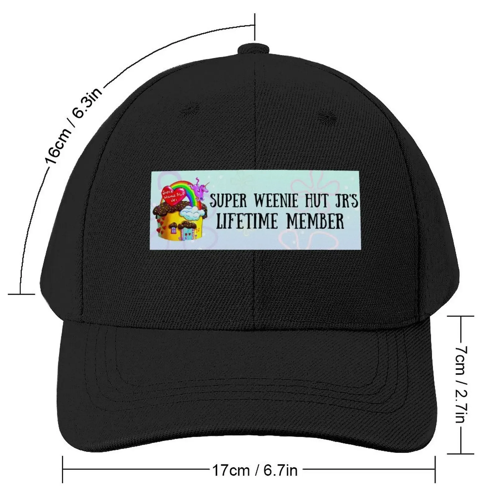 Super Weenie Hit Jr's Lifetime Member Baseball Cap Luxury Cap beach hat Hat Man Luxury fishing hat Baseball Men Women's