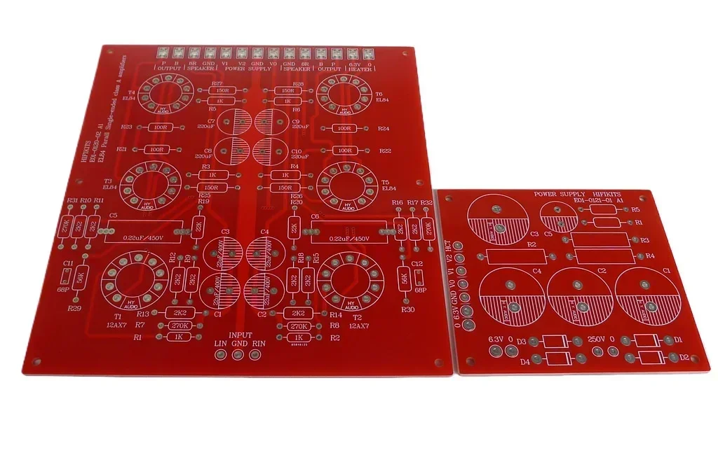 parallel single ended back-end circuit board DIY AUDIO NOTE OTO  EL84