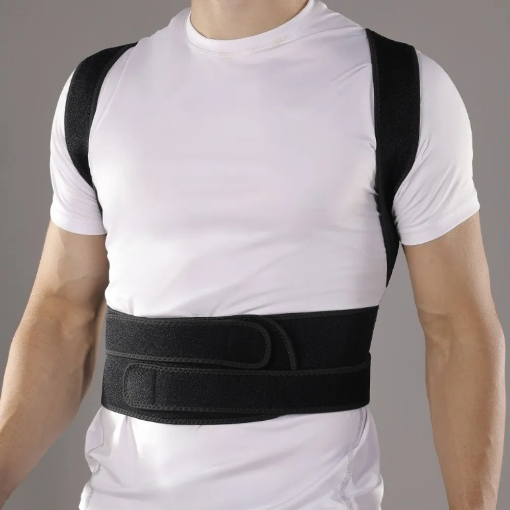 

Регулируемый корректор осанки спины, удобный эргономичный корректор осанки для сидения, дышащий корректирующий пояс против верблюда