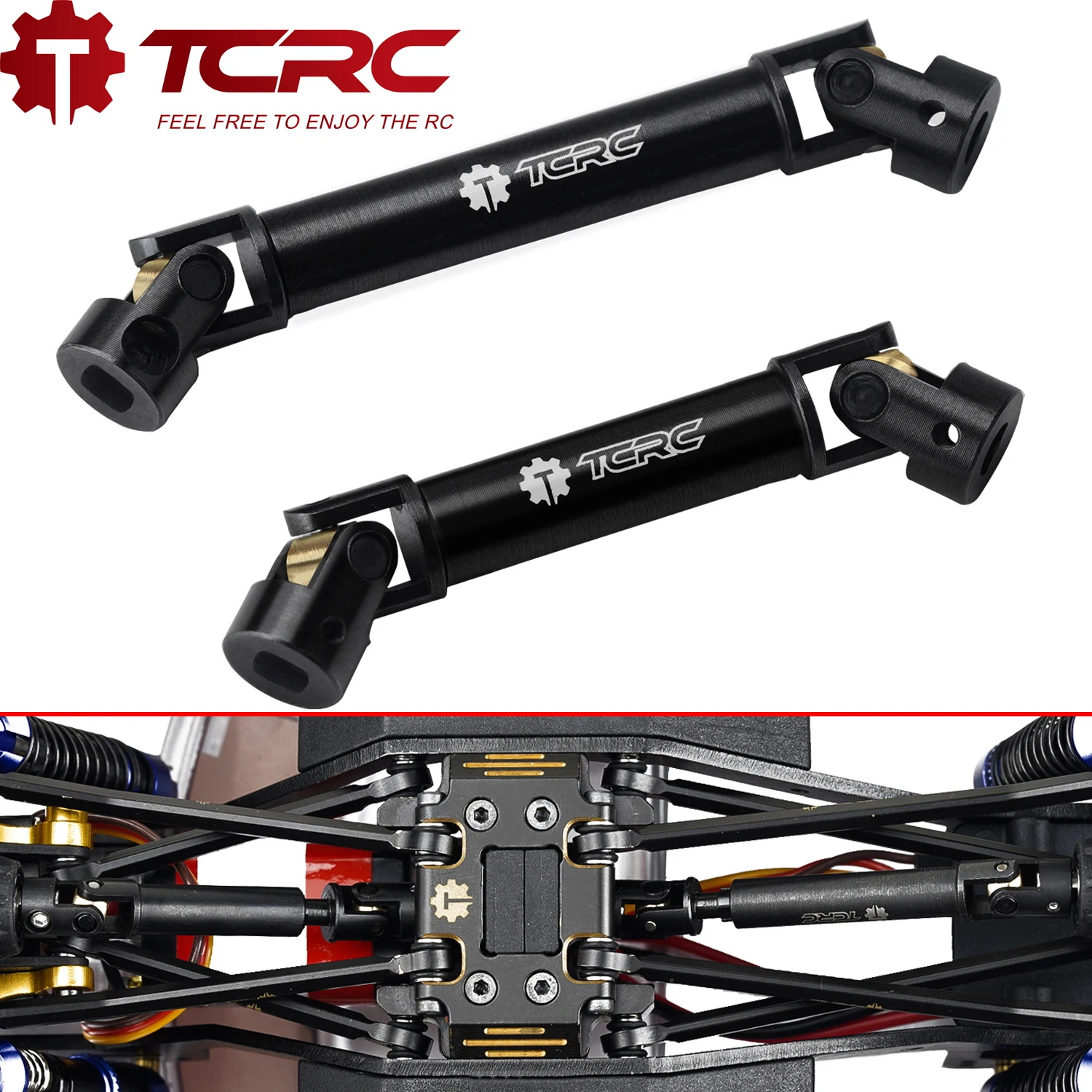 

TCRC 2PCS Hard Alloy Steel 4140 Chromoly Drive Shafts For Redcat Ascent-18 1/18 scale RC Rock Crawler Upgrades