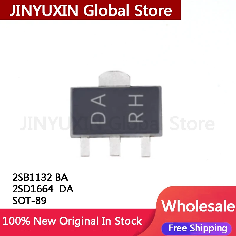 100Pcs 2SB1132 BA  2SD1664  DA  SOT-89 IC Chip In Stock Wholesale