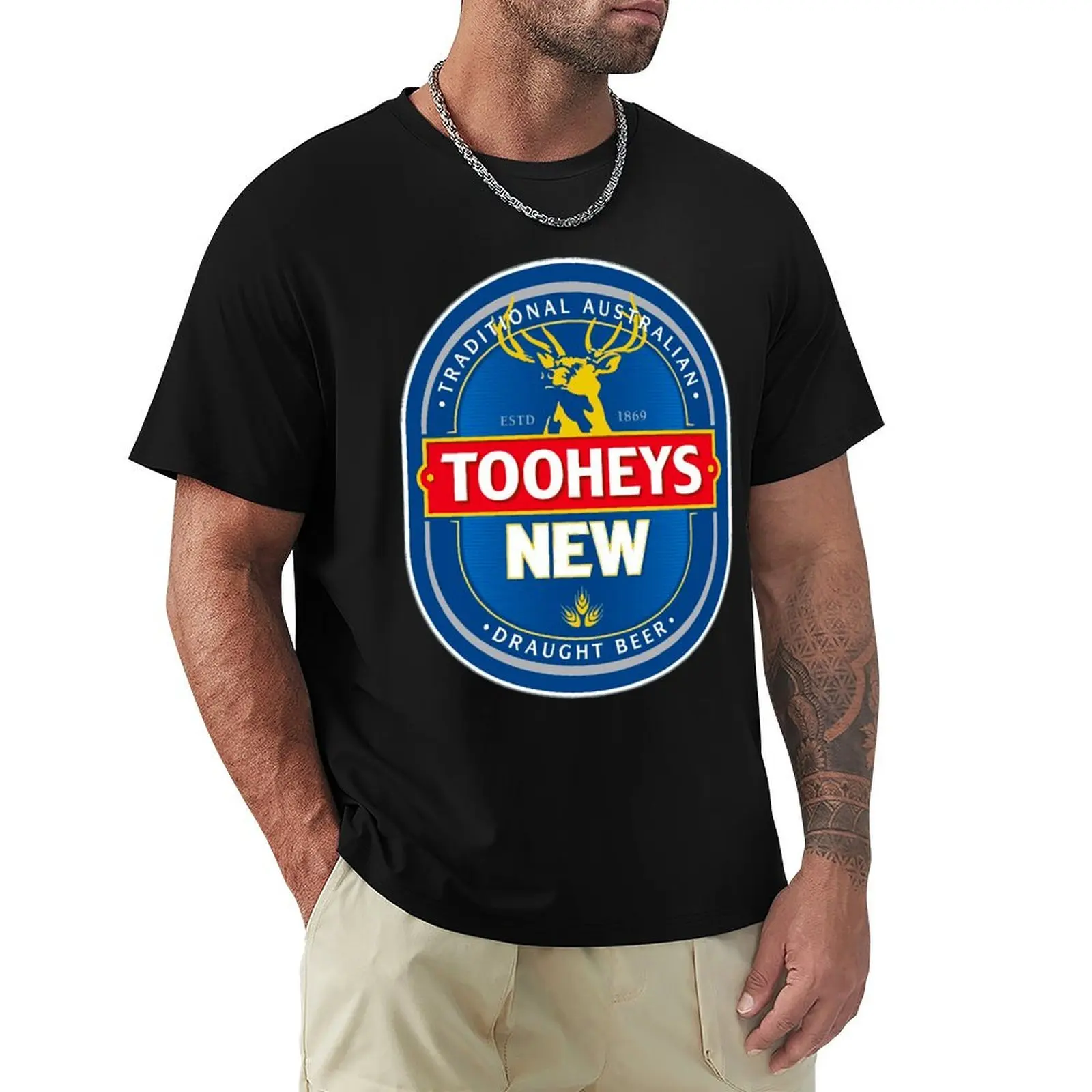 vol.1 Tooheys old Brewery Irish Whiskey logo brewery local T-Shirt Casual All Match Tee Shirt for Men