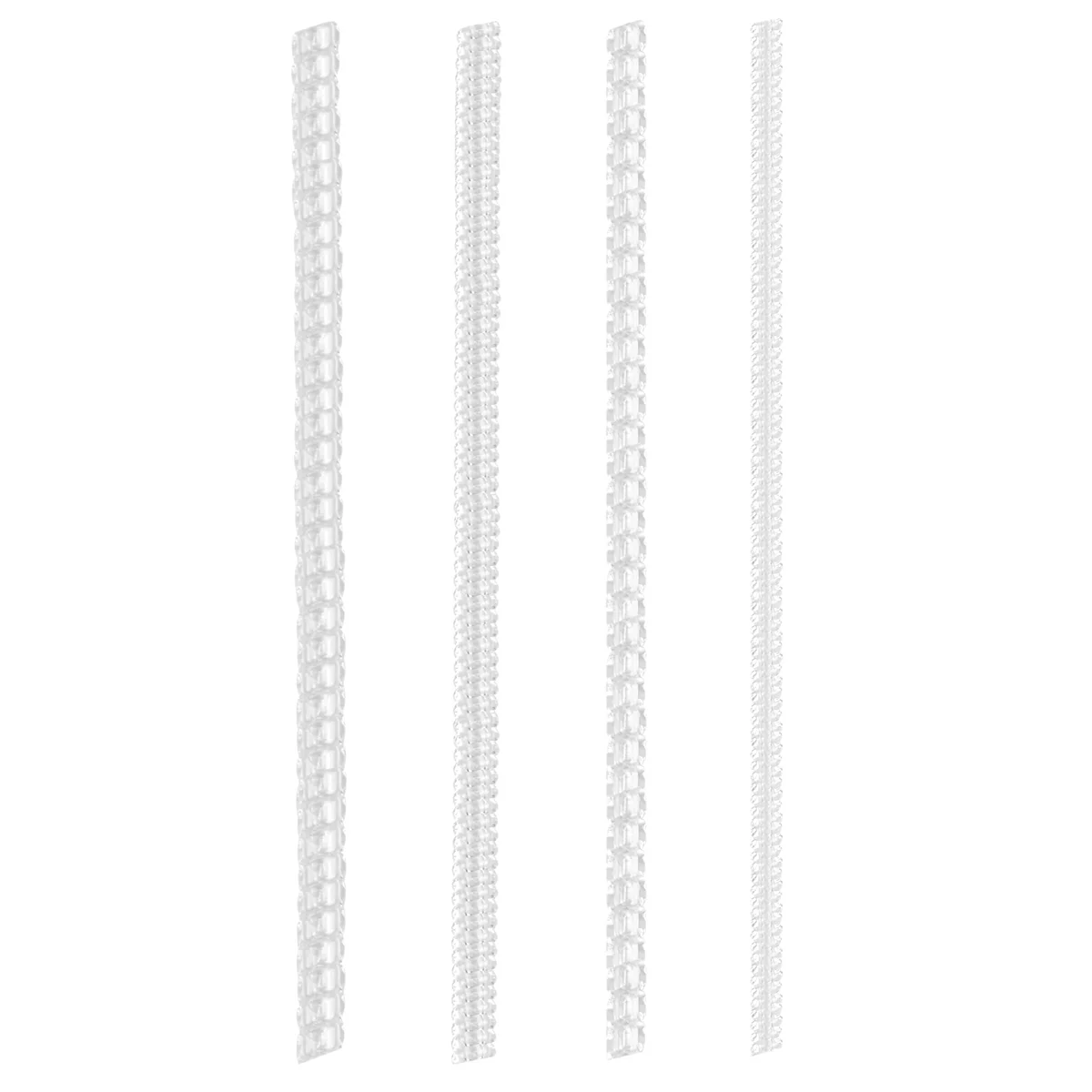 AT77 Ring Size Adjuster for Loose Rings Invisible Ring Guard Clip Transparent Silicone Sizer Tightener Resizer 4 Sizes