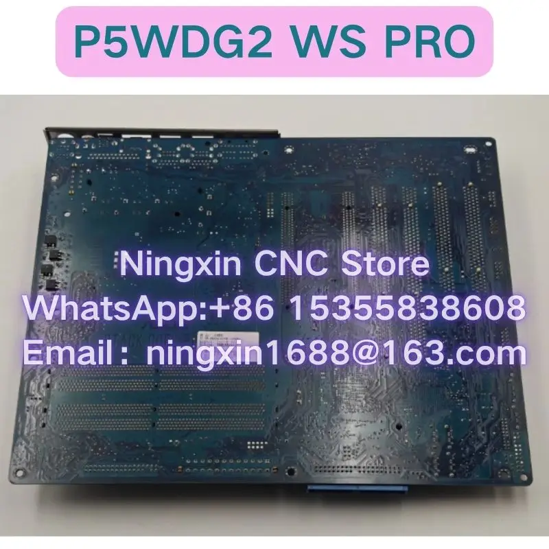 Second-hand P5WDG2 WS PRO 775 pin 1.04G version dual network port 975X industrial computer motherboard Functional test OK