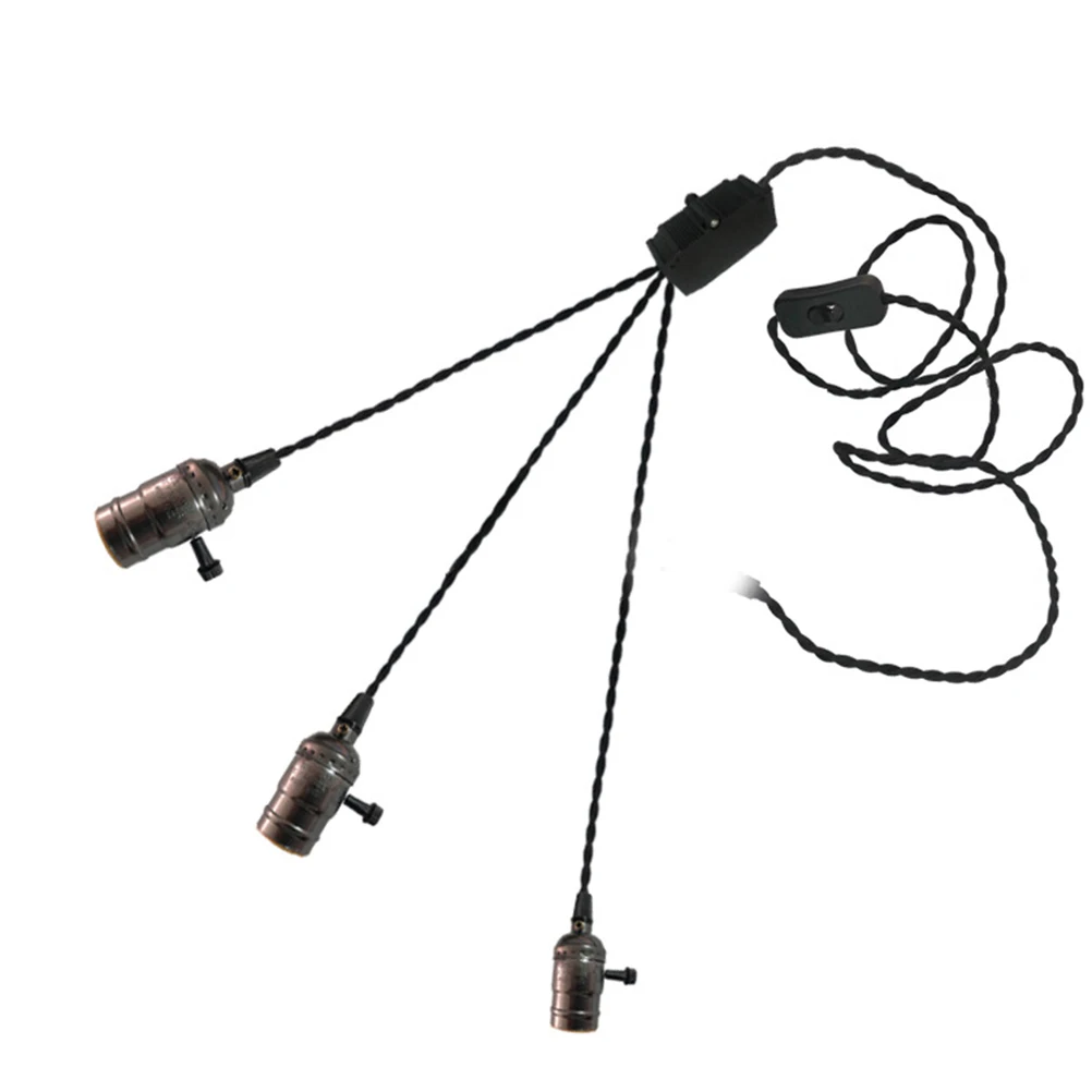 

Industrial Style Chandelier Vintage Ceiling Lamp Iron Rope Design Durable Hanging Pendant For Living Room Bedroom