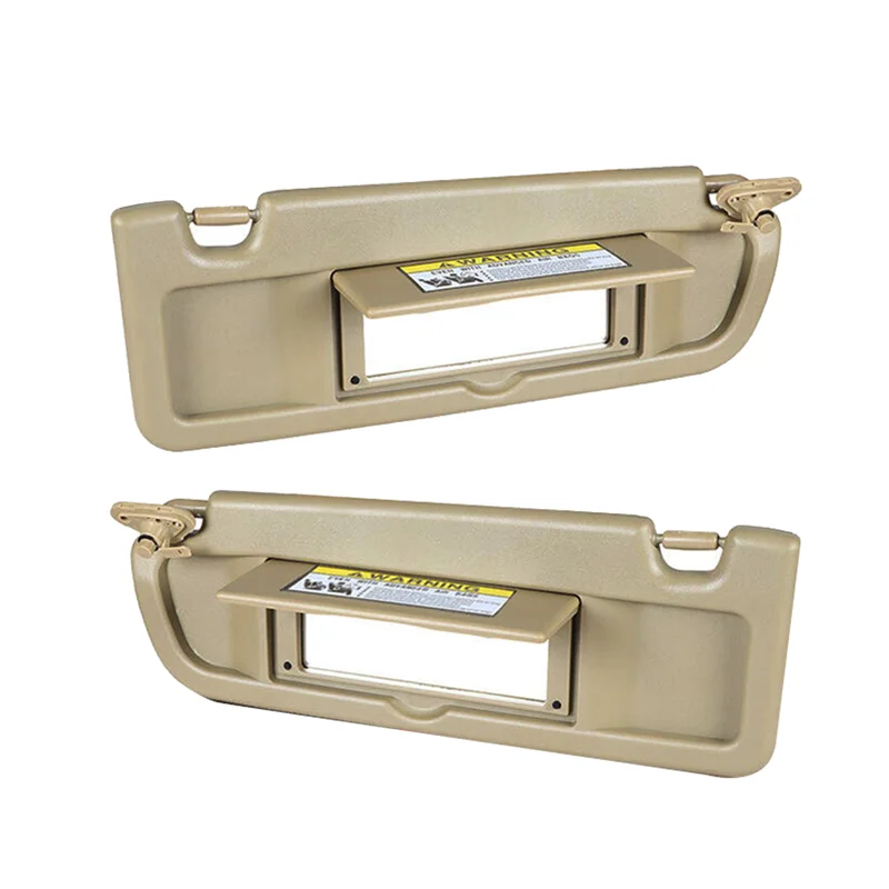 

AU34-1 пара солнцезащитного козырька в сборе для Honda Civic 2006-2011, автомобильный солнцезащитный козырек, зеркало для макияжа, чехол