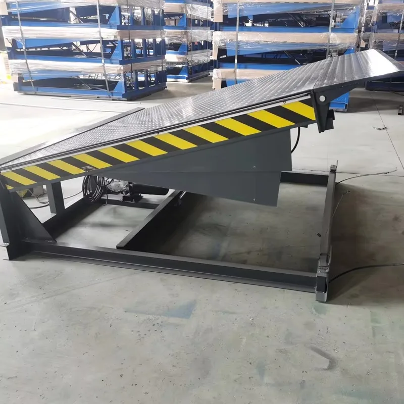 

5hjCheap Price 6-20Ton Hydraulic Platform Dock Leveler Vertical Dock Leveler Container Loading Ramp for Forklift