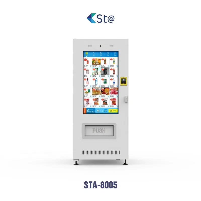 Full Automatic Touch Screen Combo Vending Machine Self Service