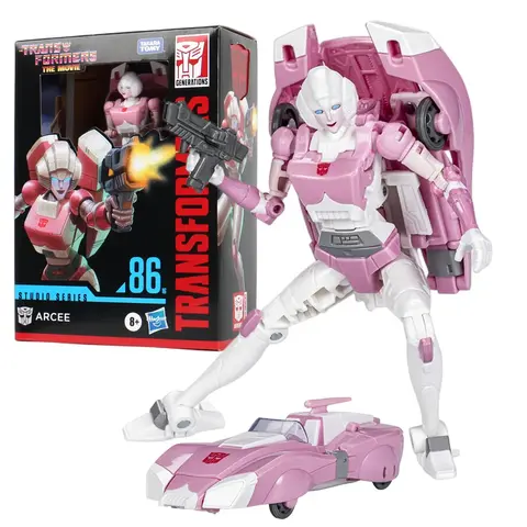 Hasbro 트랜스포머 장난감 디럭스 클래스 트랜스포머: 5인치 86 Arcee 액션 피규어 컬렉션 모델 박스형