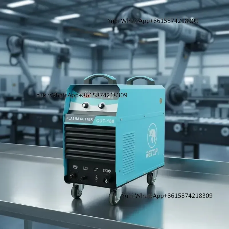 RETOP CUT-160 160A Three-Phase CNC Heavy Duty Metal Air Plasma Cutting Machine with 0.1mm Accuracy