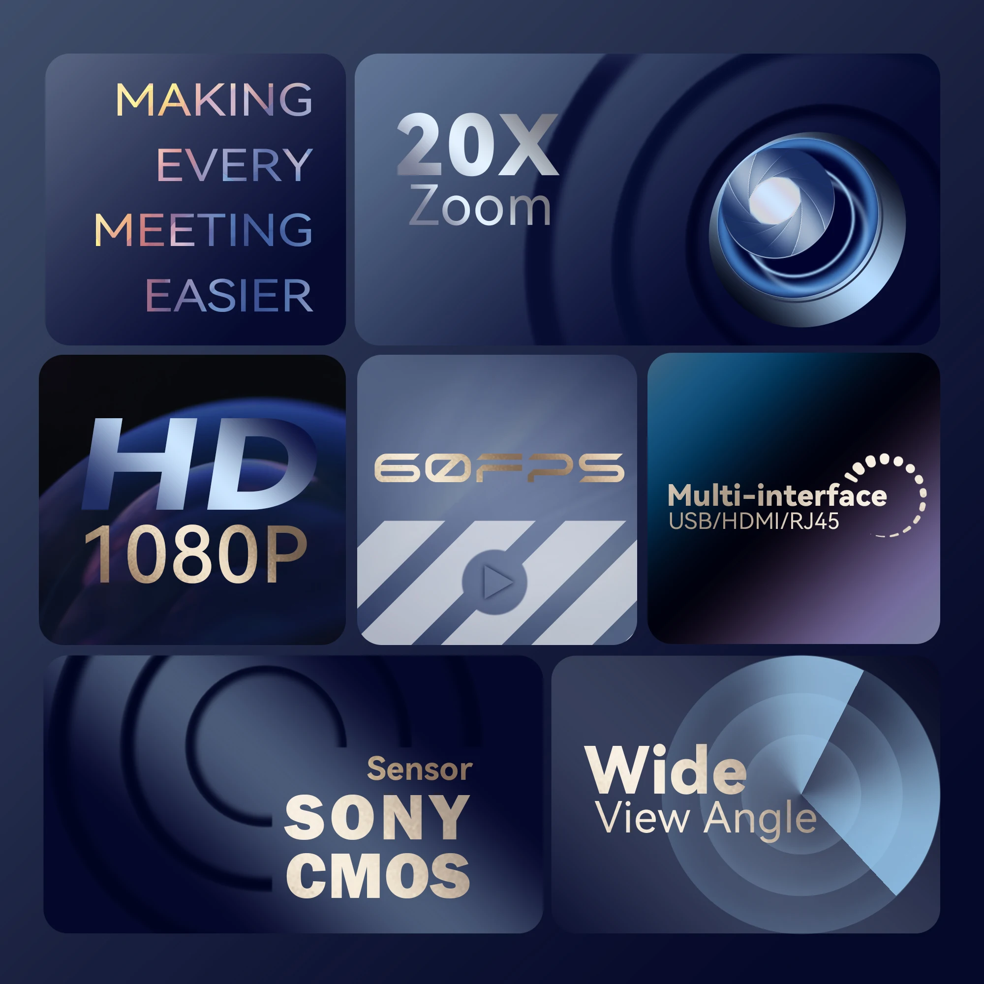 TEVO-VHD20H 10-кратный оптический зум USB3.0 HDMI RJ45 Видеоконференции в прямом эфире Камеры Ptz Система видеоконференций