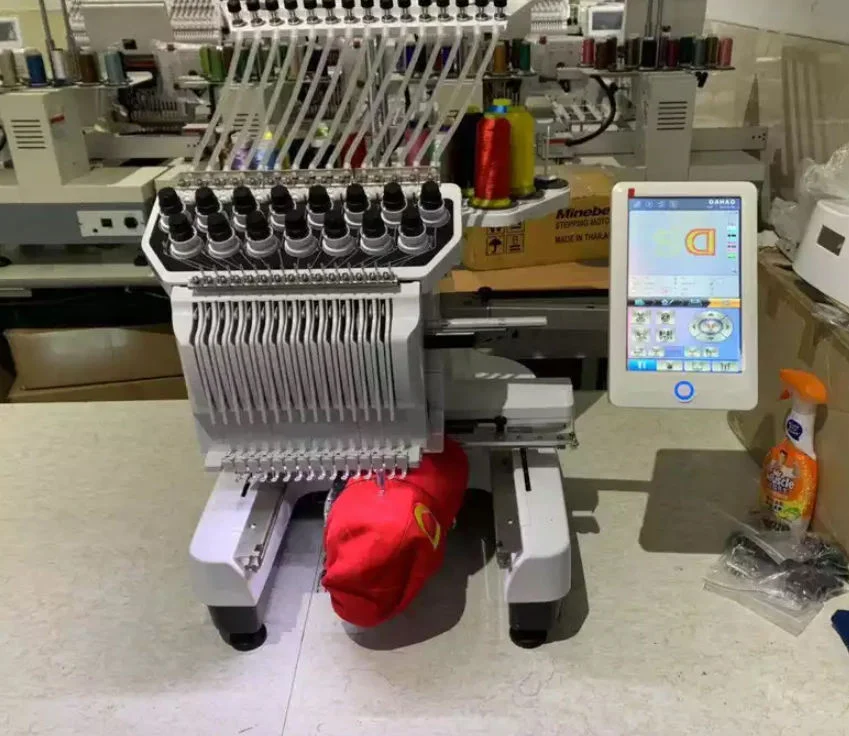 CP-3620 Single Head 12 Needles Computer Embroidery Machine Cap Embroidery Machine