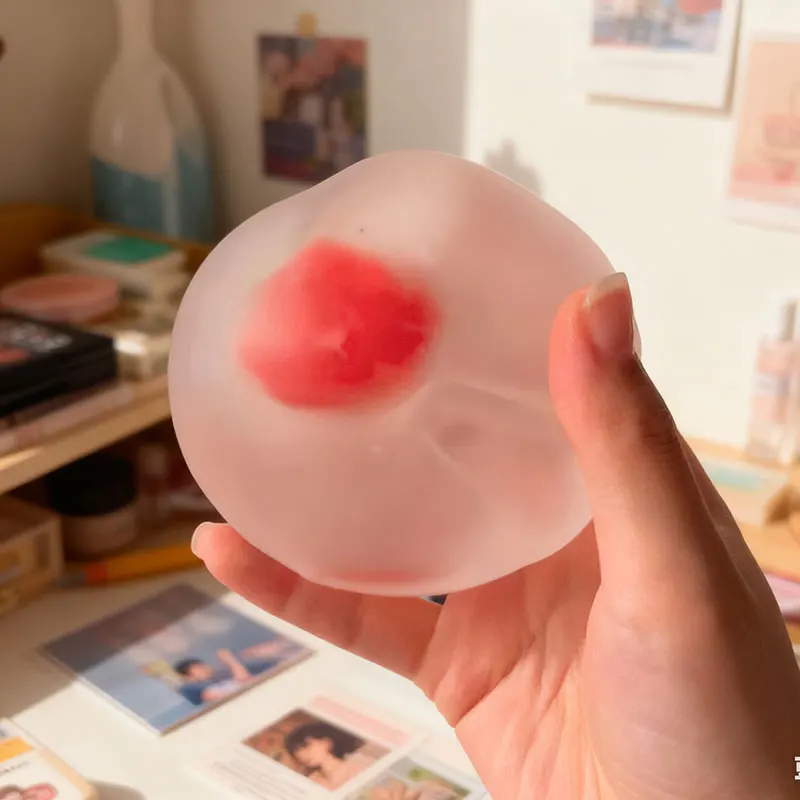 Slow Rebound Strawberry Mochi Squeezer | Stress Relief & Mood Calming Toy, Perfect Gift NEW view 5