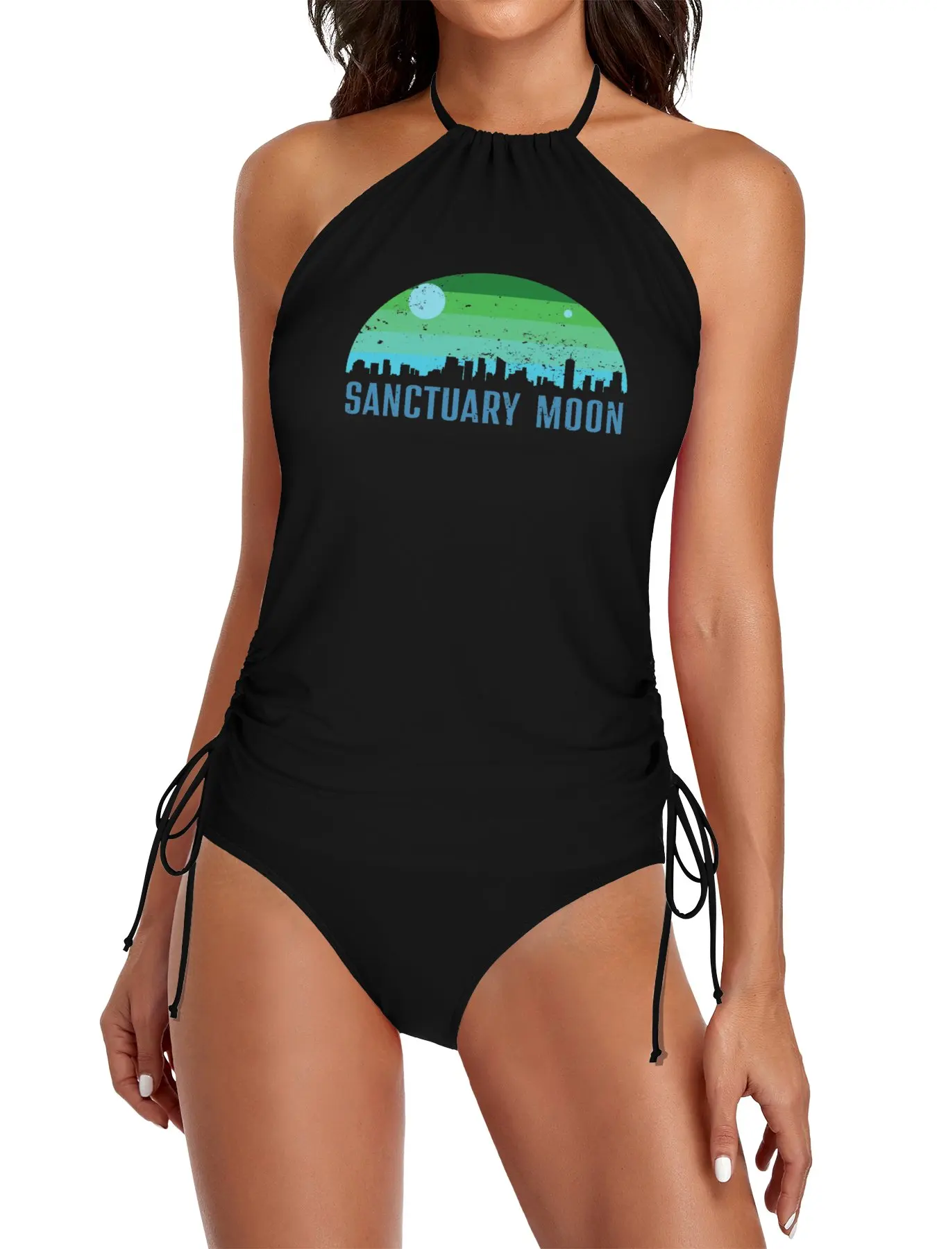 

Sanctuary Moon Split Swimsuit Set swimsuits for women Women's beach dress swimwear woman cute swimsuit