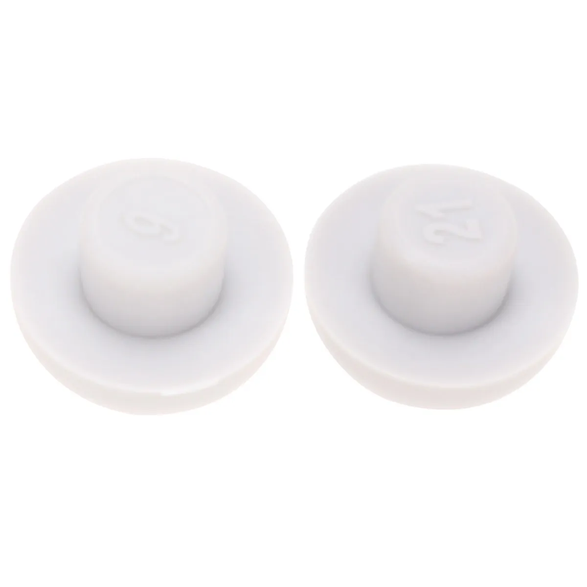 

2Pcs Toilet Seat Cover Bumper Plastic Buffering Pad Antislip Spacer Cushioning Gasket for Universal Toilet Seats Bathroom
