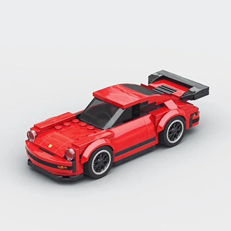 City Supercar Modello Moc Mattoni da costruzione Città rossa Campione di velocità Tecnologia Blocchi modulari Regali Giocattoli di Natale Set fai da te Assemblaggio