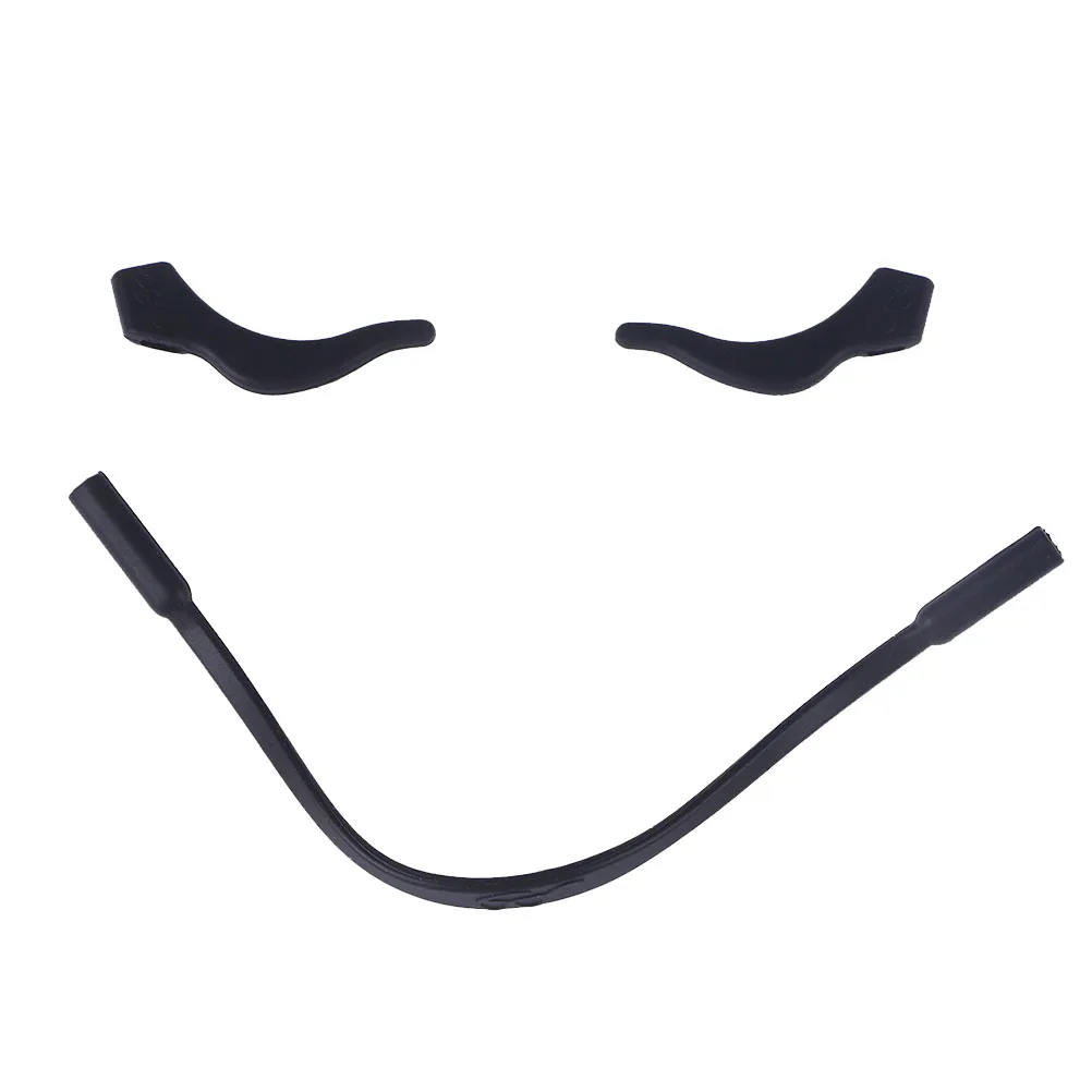 

3Sets Ear Hook Rope Silicone Eyeglass Strap Holder Soft Anti-Slip Stretchy Fit Glasses Sunglasses Accessories for Kids Adults