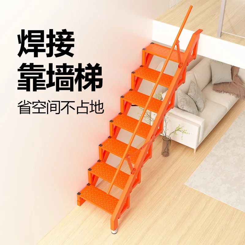 Baijiayi سلالم قابلة للطي على الحائط جدار منزلي جديد معلق لأعلى ولأسفل جدار رفع سلم مقصورة معلقة حسب الطلب