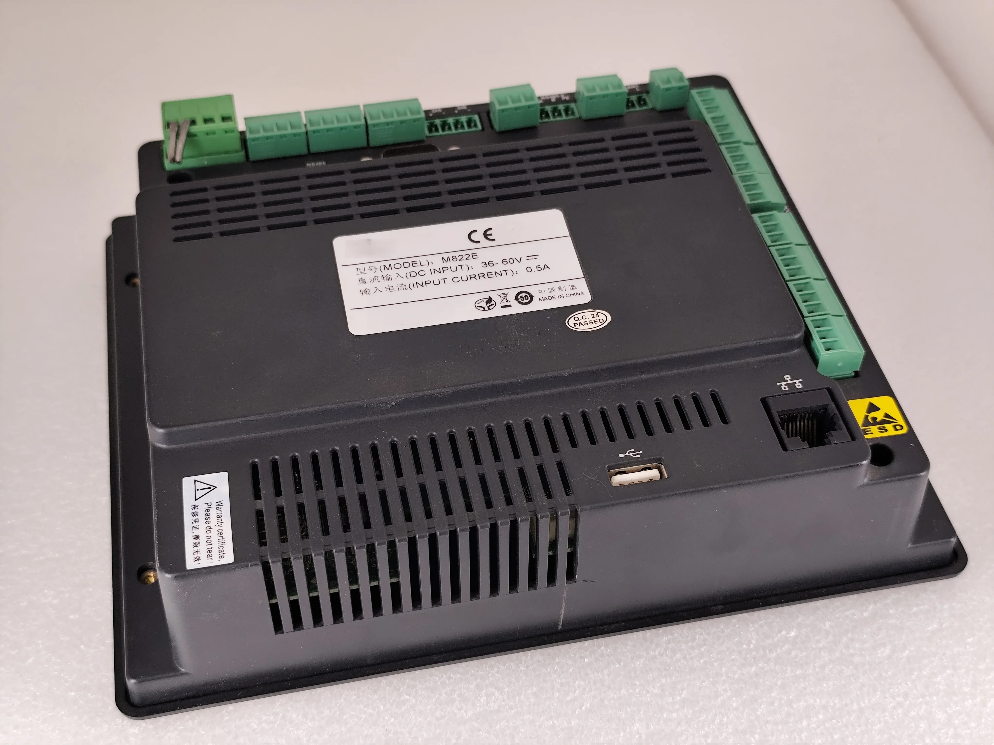 M822E - Rectifier Power Cabinet Series - DC Monitoring Touch Display Screen used