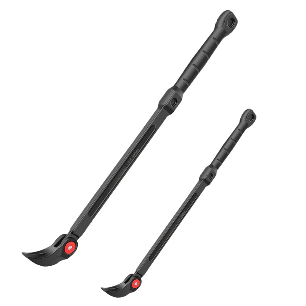 Auto Tyre Repair Removal Tool 18inch Adjustable Angle Solid Forging Compact Design for Tight Spaces Multifunctional