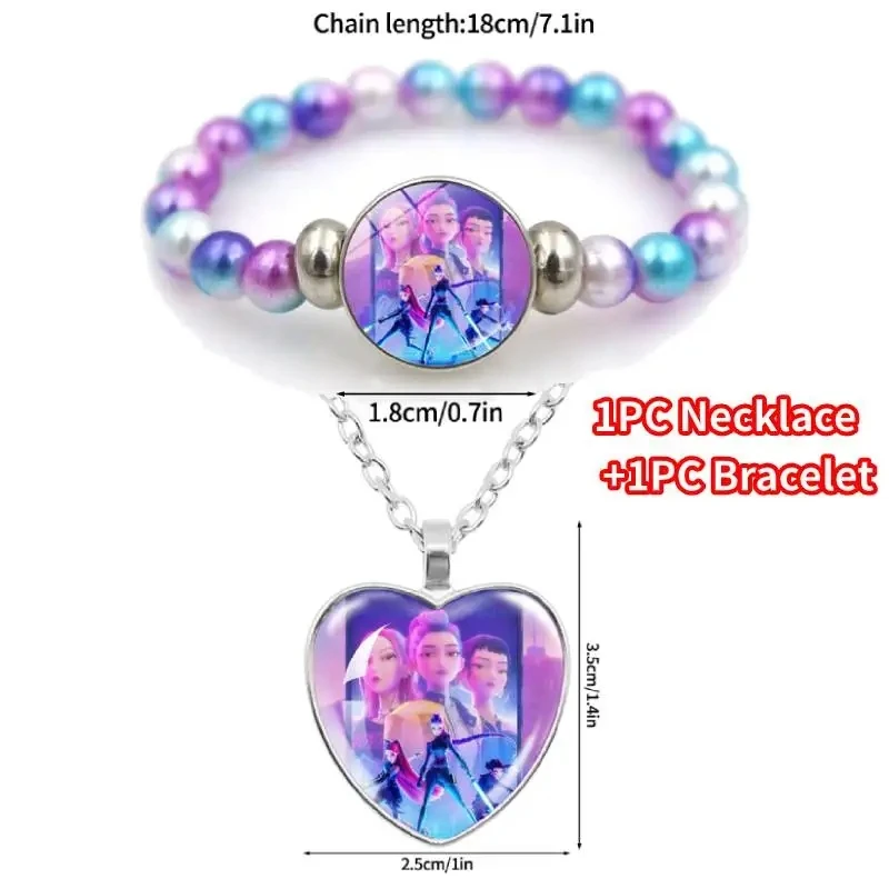 Anime Lumi Mila Zoi Hexenjäger Perlenarmband Cartoon-Figur Halskette Accessoires Schmuck Geburtstag Weihnachtsgeschenk – Detail 3